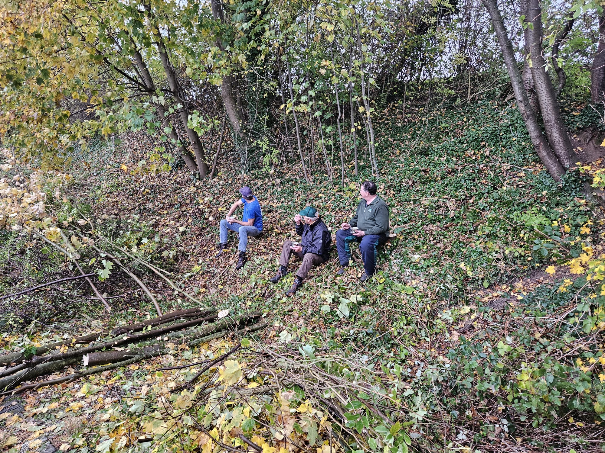 (Limburg). Foto van Margot Klingers.
Tijdens de pauze wel op de vogels letten